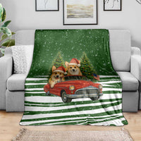 Pembroke Welsh Corgi Dog Xmas Christmas Blanket Xmas Holiday Patterns - Wonder Print Shop