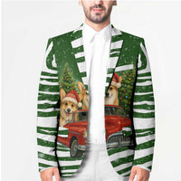 Pembroke Welsh Corgi Dog Xmas Christmas Blazer Xmas Holiday Patterns - Wonder Print Shop