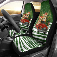 Pembroke Welsh Corgi Dog Xmas Christmas Car Seat Cover Xmas Holiday Patterns - Wonder Print Shop