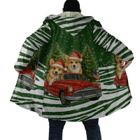 Pembroke Welsh Corgi Dog Xmas Christmas Cloak Xmas Holiday Patterns - Wonder Print Shop
