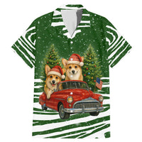 Pembroke Welsh Corgi Dog Xmas Christmas Family Matching Mermaid Dress and Hawaiian Shirt Xmas Holiday Patterns - Wonder Print Shop