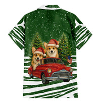Pembroke Welsh Corgi Dog Xmas Christmas Family Matching Mermaid Dress and Hawaiian Shirt Xmas Holiday Patterns - Wonder Print Shop