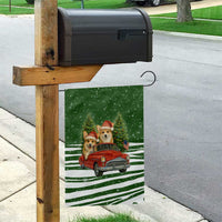 Pembroke Welsh Corgi Dog Xmas Christmas Garden Flag Xmas Holiday Patterns - Wonder Print Shop
