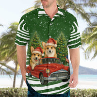 Pembroke Welsh Corgi Dog Xmas Christmas Hawaiian Shirt Xmas Holiday Patterns - Wonder Print Shop