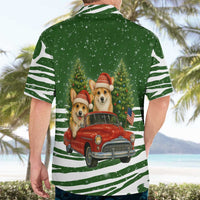 Pembroke Welsh Corgi Dog Xmas Christmas Hawaiian Shirt Xmas Holiday Patterns - Wonder Print Shop