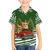 Pembroke Welsh Corgi Dog Xmas Christmas Hawaiian Shirt Xmas Holiday Patterns - Wonder Print Shop