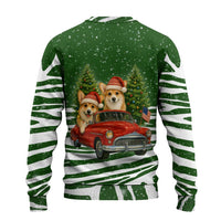 Pembroke Welsh Corgi Dog Xmas Christmas Ugly Christmas Sweater Xmas Holiday Patterns - Wonder Print Shop