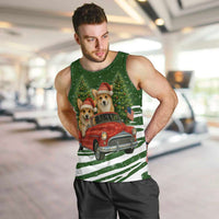 Pembroke Welsh Corgi Dog Xmas Christmas Men Tank Top Xmas Holiday Patterns - Wonder Print Shop