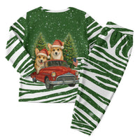 Pembroke Welsh Corgi Dog Xmas Christmas Pajama Set Xmas Holiday Patterns - Wonder Print Shop
