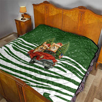 Pembroke Welsh Corgi Dog Xmas Christmas Quilt Xmas Holiday Patterns - Wonder Print Shop