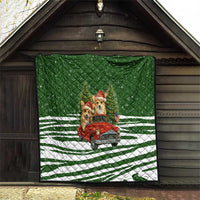 Pembroke Welsh Corgi Dog Xmas Christmas Quilt Xmas Holiday Patterns - Wonder Print Shop