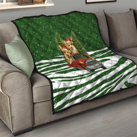 Pembroke Welsh Corgi Dog Xmas Christmas Quilt Xmas Holiday Patterns - Wonder Print Shop
