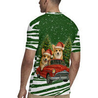 Pembroke Welsh Corgi Dog Xmas Christmas Rugby Jersey Xmas Holiday Patterns - Wonder Print Shop