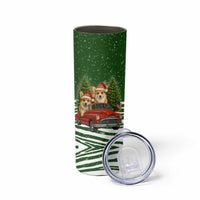 Pembroke Welsh Corgi Dog Xmas Christmas Skinny Tumbler Xmas Holiday Patterns - Wonder Print Shop