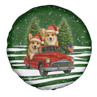 Pembroke Welsh Corgi Dog Xmas Christmas Spare Tire Cover Xmas Holiday Patterns - Wonder Print Shop