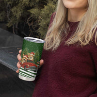 Pembroke Welsh Corgi Dog Xmas Christmas Tumbler Cup Xmas Holiday Patterns - Wonder Print Shop