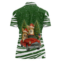 Pembroke Welsh Corgi Dog Xmas Christmas Women Polo Shirt Xmas Holiday Patterns - Wonder Print Shop
