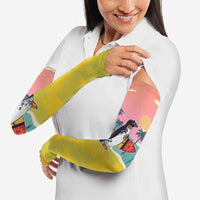 Penguin Im So Cool Christmas Arm Sleeves Xmas Holiday Patterns - Wonder Print Shop