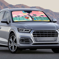 Penguin Im So Cool Christmas Auto Sun Shade Xmas Holiday Patterns - Wonder Print Shop