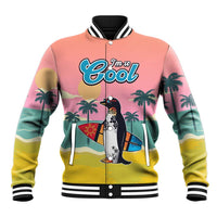 Penguin Im So Cool Christmas Baseball Jacket Xmas Holiday Patterns - Wonder Print Shop