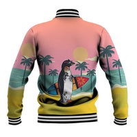 Penguin Im So Cool Christmas Baseball Jacket Xmas Holiday Patterns - Wonder Print Shop