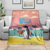 Penguin Im So Cool Christmas Blanket Xmas Holiday Patterns - Wonder Print Shop