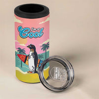 Penguin Im So Cool Christmas 4 in 1 Can Cooler Tumbler Xmas Holiday Patterns - Wonder Print Shop