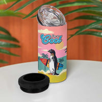 Penguin Im So Cool Christmas 4 in 1 Can Cooler Tumbler Xmas Holiday Patterns - Wonder Print Shop