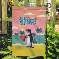 Penguin Im So Cool Christmas Garden Flag Xmas Holiday Patterns - Wonder Print Shop