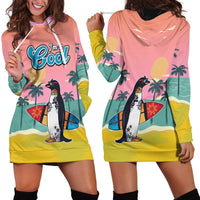 Penguin Im So Cool Christmas Hoodie Dress Xmas Holiday Patterns - Wonder Print Shop