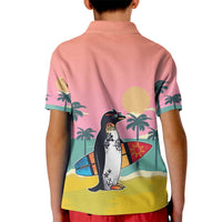 Penguin Im So Cool Christmas Kid Polo Shirt Xmas Holiday Patterns - Wonder Print Shop