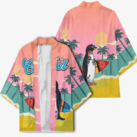 Penguin Im So Cool Christmas Kimono Xmas Holiday Patterns - Wonder Print Shop