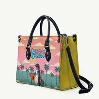 Penguin Im So Cool Christmas Leather Bag Xmas Holiday Patterns - Wonder Print Shop