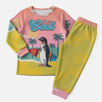 Penguin Im So Cool Christmas Pajama Set Xmas Holiday Patterns - Wonder Print Shop