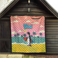 Penguin Im So Cool Christmas Quilt Xmas Holiday Patterns - Wonder Print Shop