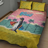 Penguin Im So Cool Christmas Quilt Bed Set Xmas Holiday Patterns - Wonder Print Shop