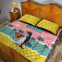 Penguin Im So Cool Christmas Quilt Bed Set Xmas Holiday Patterns - Wonder Print Shop