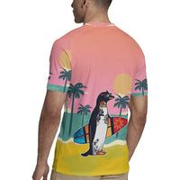 Penguin Im So Cool Christmas Rugby Jersey Xmas Holiday Patterns - Wonder Print Shop