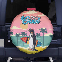 Penguin Im So Cool Christmas Spare Tire Cover Xmas Holiday Patterns - Wonder Print Shop