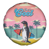 Penguin Im So Cool Christmas Spare Tire Cover Xmas Holiday Patterns - Wonder Print Shop
