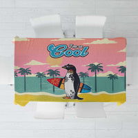 Penguin Im So Cool Christmas Tablecloth Xmas Holiday Patterns - Wonder Print Shop
