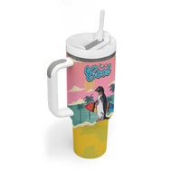 Penguin Im So Cool Christmas Tumbler With Handle Xmas Holiday Patterns - Wonder Print Shop