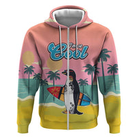 Penguin Im So Cool Christmas Zip Hoodie Xmas Holiday Patterns - Wonder Print Shop