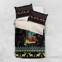 Christmas Vintage Guitar Bedding Set Xmas Holiday Patterns - Wonder Print Shop