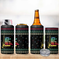 Christmas Vintage Guitar 4 in 1 Can Cooler Tumbler Xmas Holiday Patterns - Wonder Print Shop