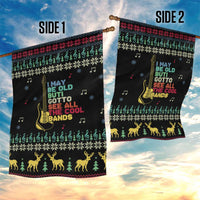 Christmas Vintage Guitar Garden Flag Xmas Holiday Patterns - Wonder Print Shop