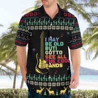 Christmas Vintage Guitar Hawaiian Shirt Xmas Holiday Patterns - Wonder Print Shop