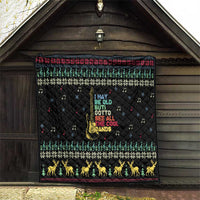 Christmas Vintage Guitar Quilt Xmas Holiday Patterns - Wonder Print Shop