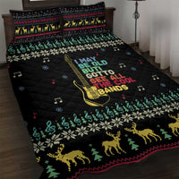 Christmas Vintage Guitar Quilt Bed Set Xmas Holiday Patterns - Wonder Print Shop