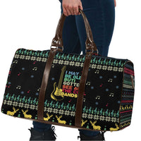 Christmas Vintage Guitar Travel Bag Xmas Holiday Patterns - Wonder Print Shop